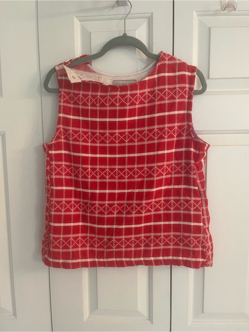 Ace&jig gridlock sleeveless top size med/large